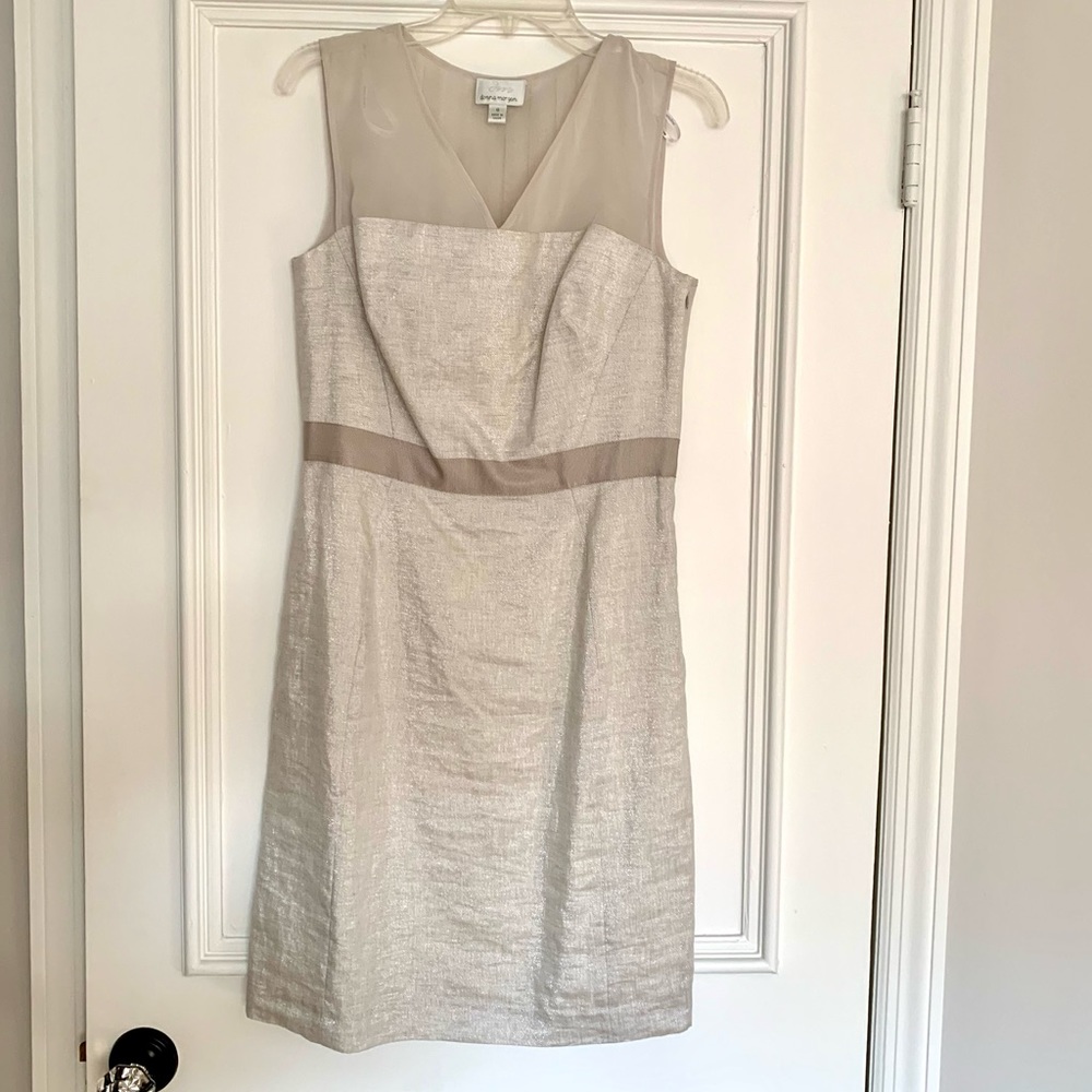 Donna Morgan Shimmery Knee Length Dress